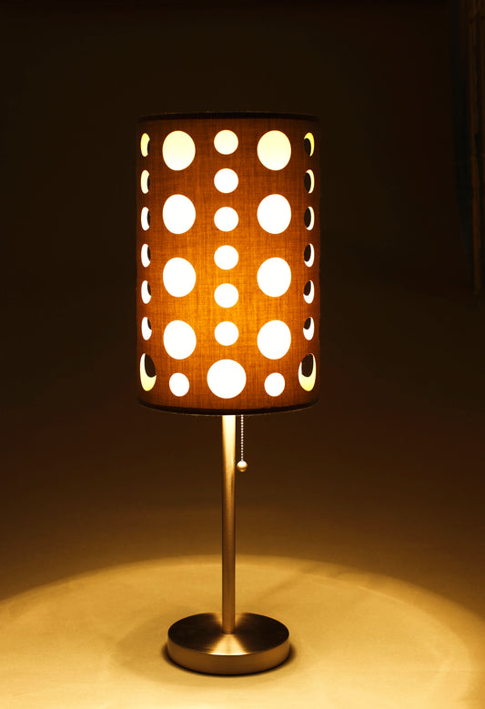 30&quot;H GREY/WHITE RETRO TABLE LAMP